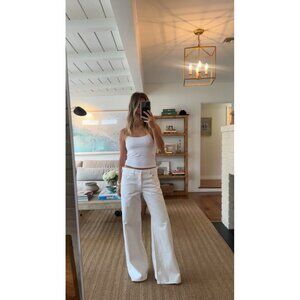 AGOLDE Clara Low Rise Baggy Flare in Wash Milkshake Size US 26